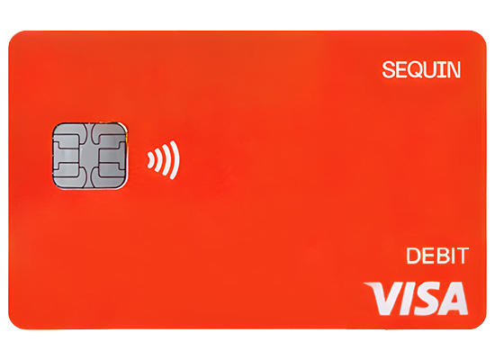 Sequin Debit Card